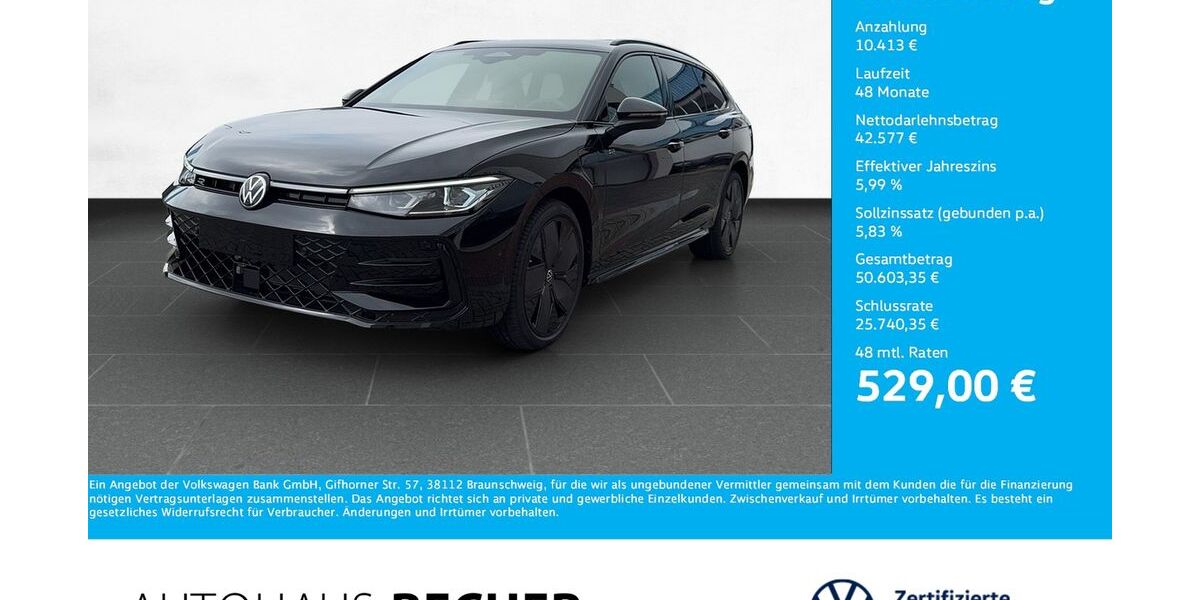 VW Passat Variant 17.000 km 52.990 &euro; Wesel 46485