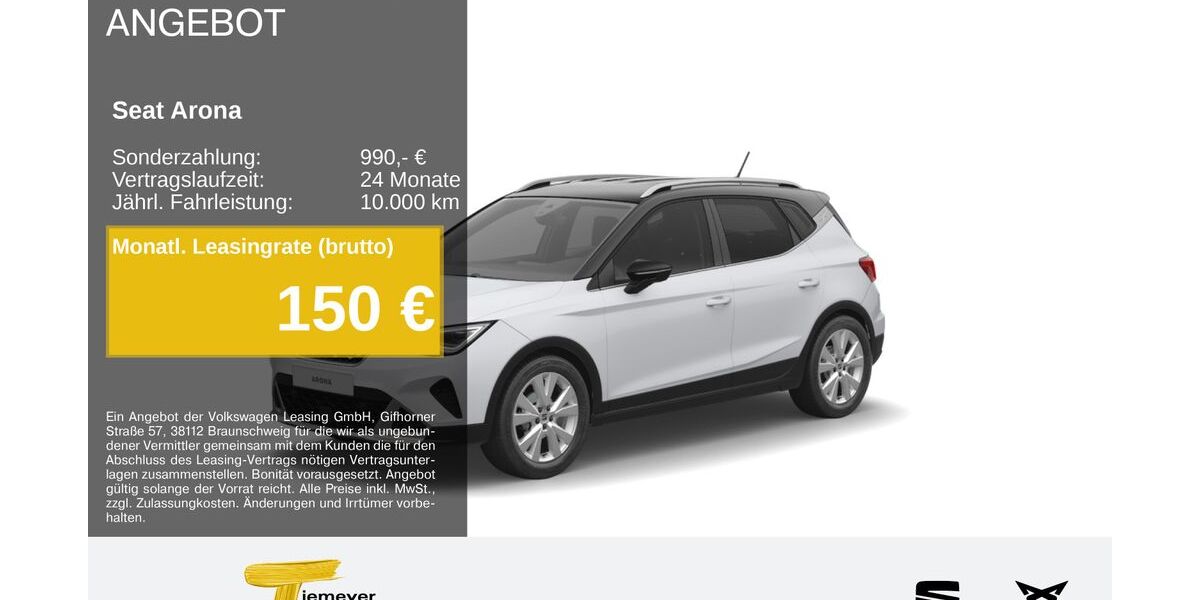 Seat Arona 20.804 km 22.500 &euro; Recklinghausen 45663