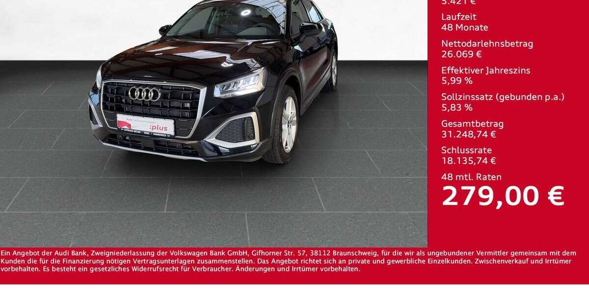 Audi Q2 9.488 km 31.490 &euro; Wesel 46485
