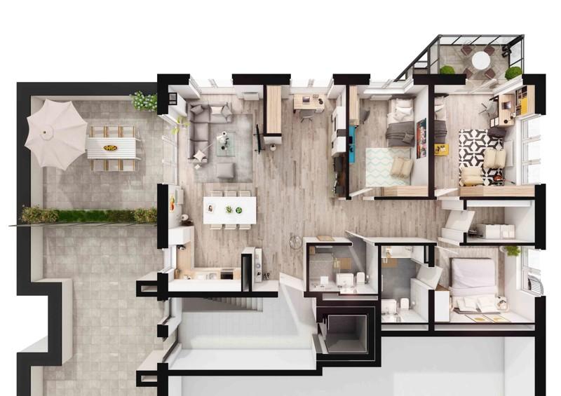 Etagenwohnung Witten Heven - 5 Zimmer, 144 m&sup2;, 1.877&euro; | Angebot:26694872