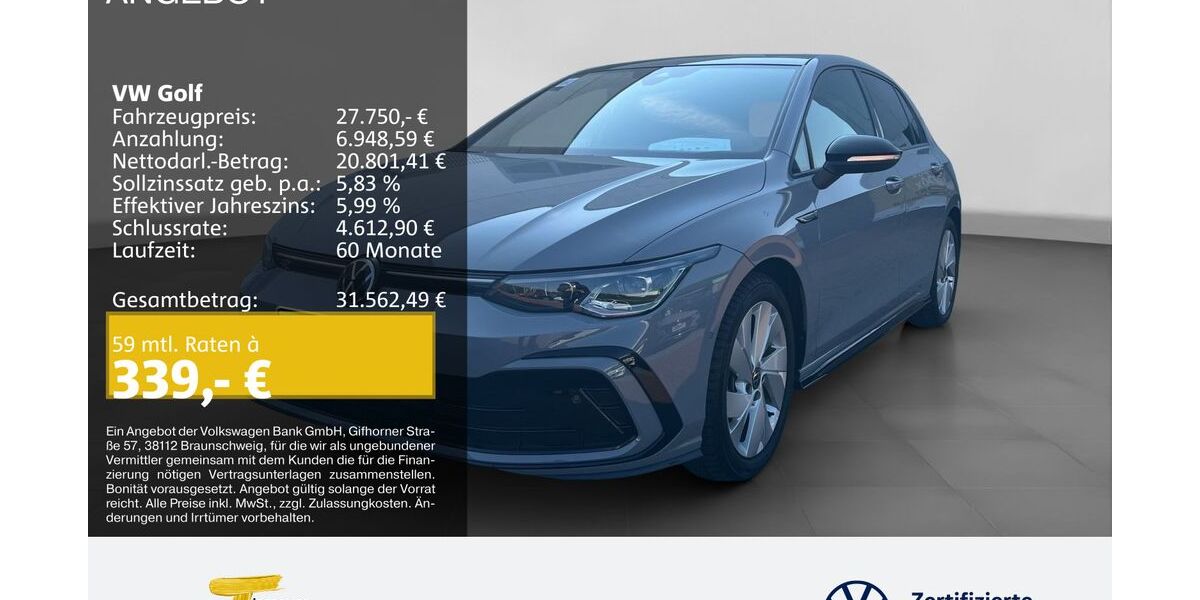 VW Golf 29.420 km 27.280 &euro; Marl 45770