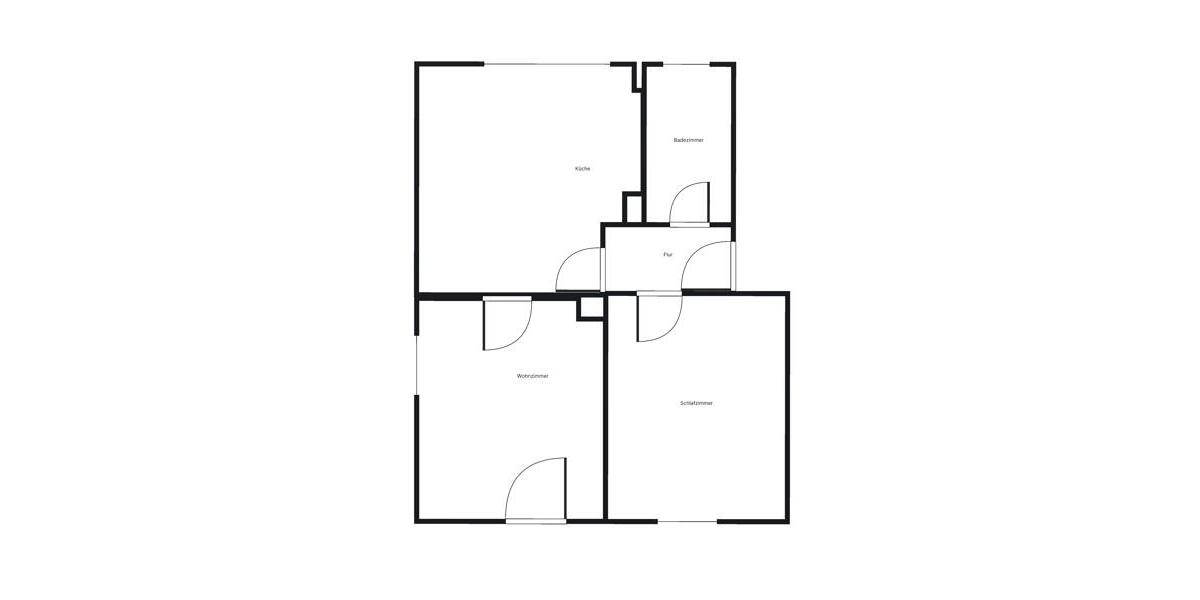 Etagenwohnung Bochum Bochum-Mitte - 2 Zimmer, 56 m&sup2;, 561&euro; | Angebot:25984794