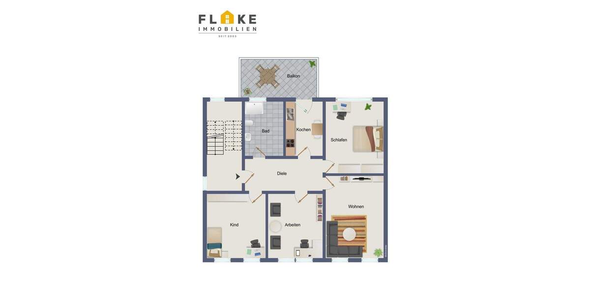 Helle, großzügige Wohnung in einem gepflegten Wohn- und Geschäftshaus. - Etagenwohnung Recklinghausen Stadtmitte | Angebot:25319156