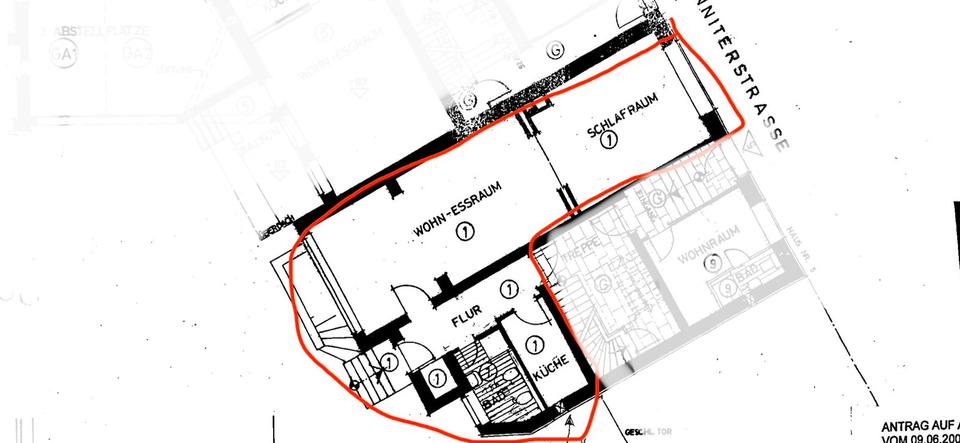 Erdgeschoßwohnung Duisburg Duisburg-Mitte - 3 Zimmer, 127 m&sup2;, 205.000&euro; | Angebot:26033201