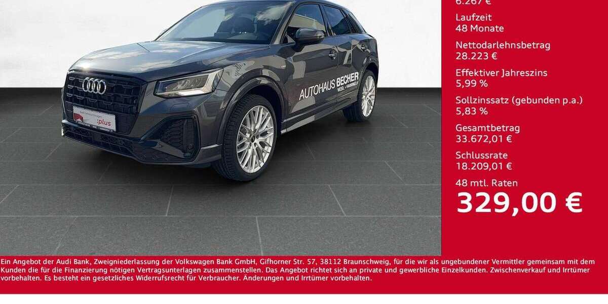 Audi Q2 15.236 km 34.490 &euro; Wesel 46485