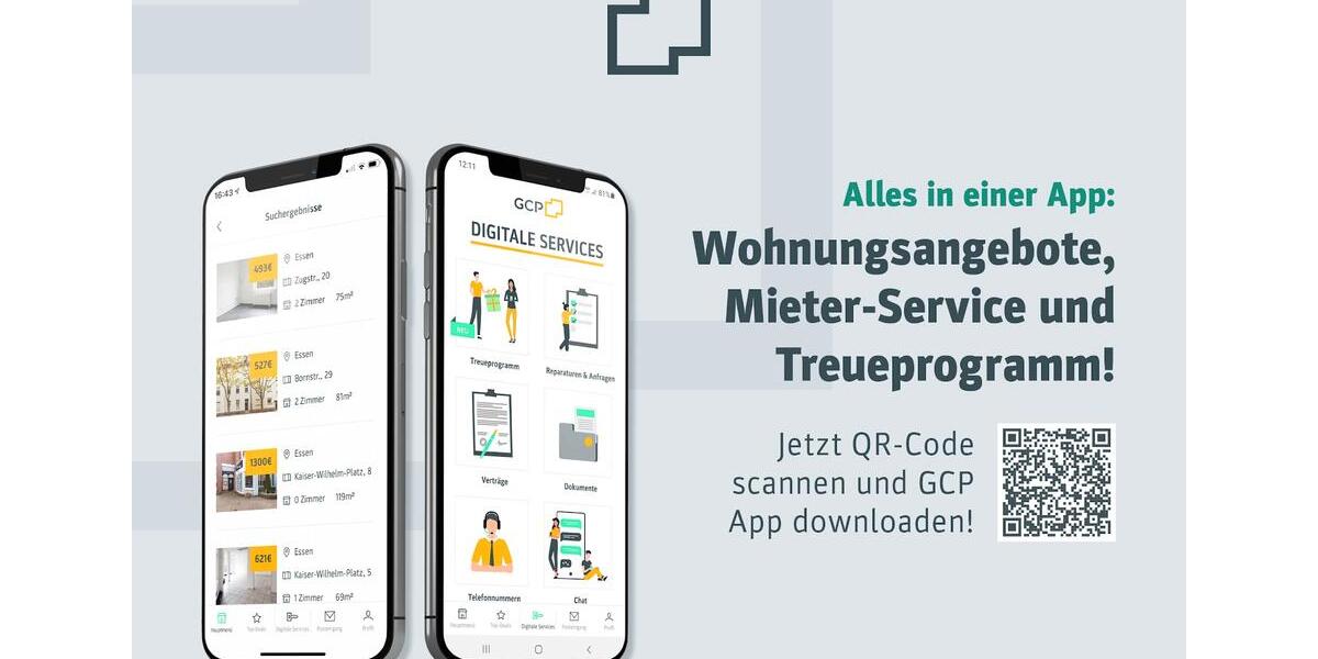 Etagenwohnung Duisburg Hamborn - 4 Zimmer, 94 m&sup2;, 710&euro; | Angebot:26005626