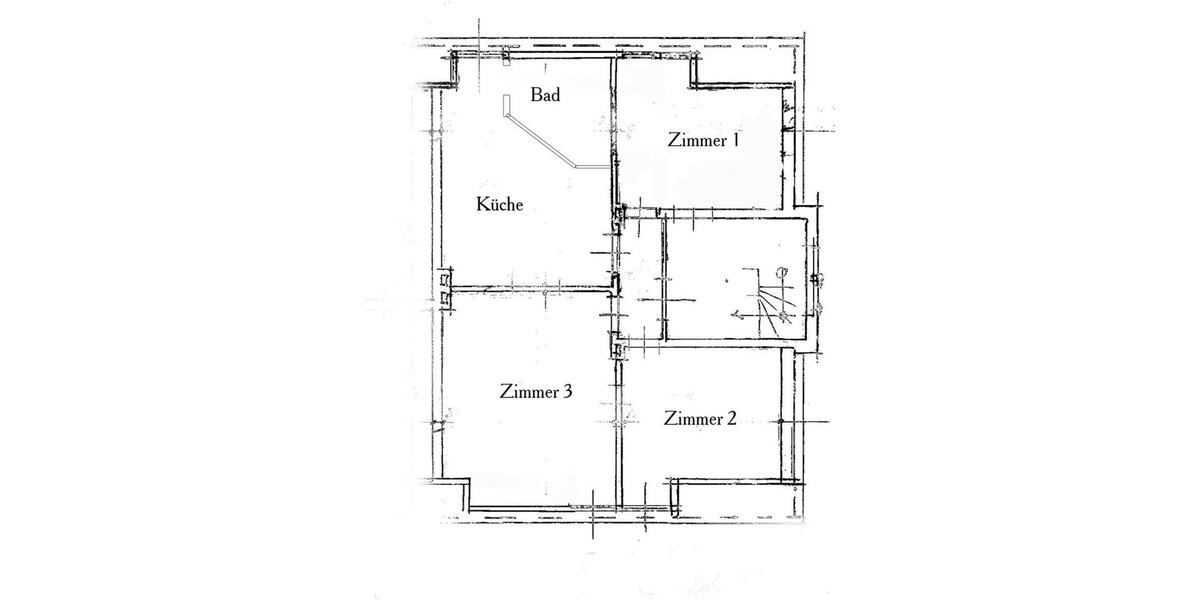 Etagenwohnung Gelsenkirchen Buer - 3 Zimmer, 61 m&sup2;, 470&euro; | Angebot:24551915