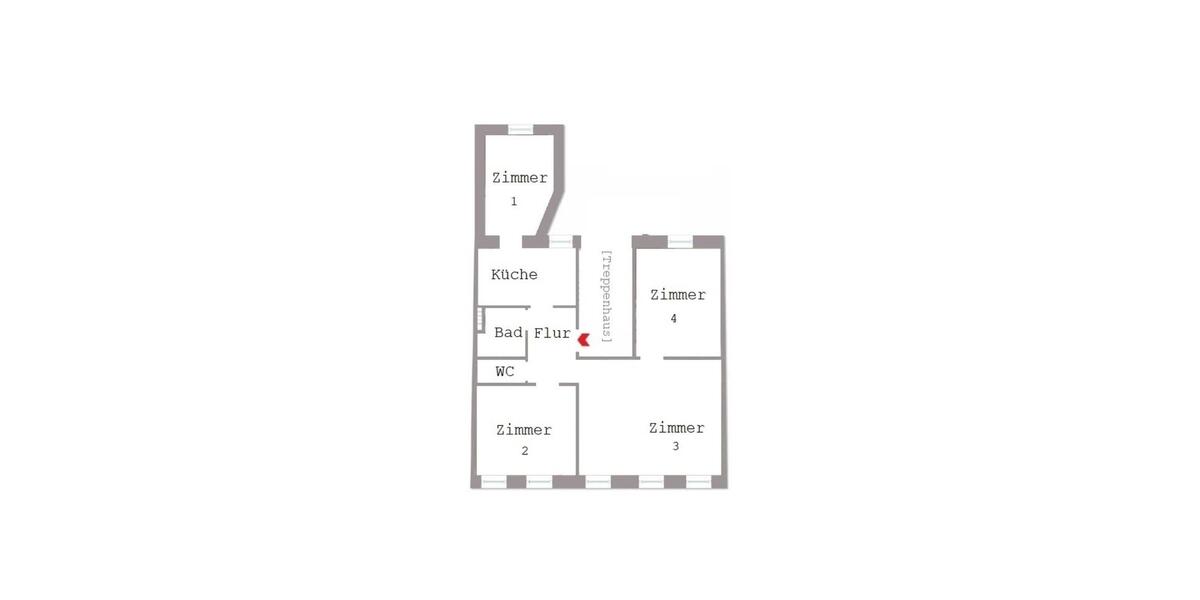 Etagenwohnung Duisburg Hamborn - 4 Zimmer, 82 m&sup2;, 540&euro; | Angebot:25840859