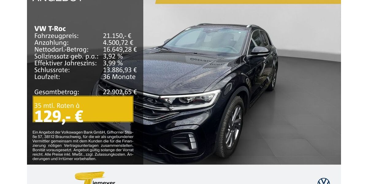 VW T-Roc 39.288 km 21.150 &euro; Recklinghausen 45663