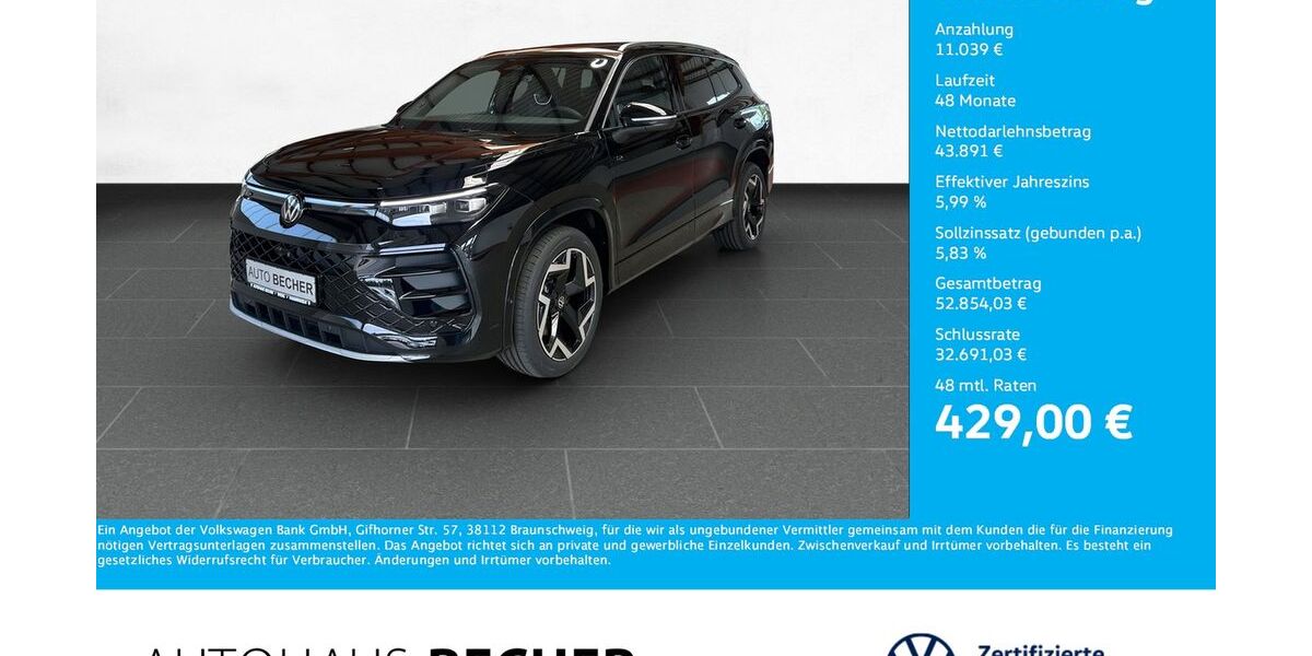 VW Tayron 5.000 km 54.930 &euro; Wesel 46485