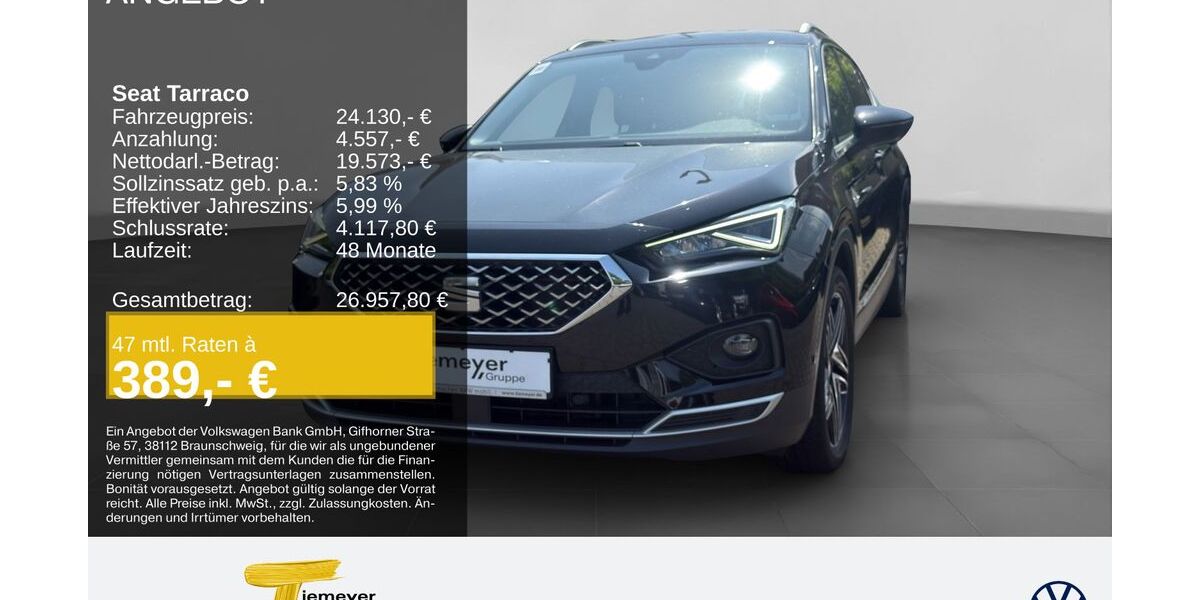 Seat Tarraco 93.483 km 24.130 &euro; Oberhausen 46047