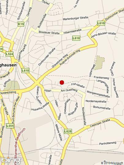 Etagenwohnung Recklinghausen Berghausen - 2 Zimmer, 61 m&sup2;, 453&euro; | Angebot:19767789