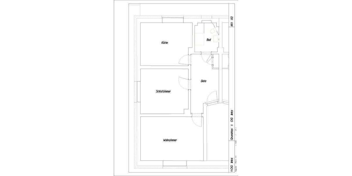 Etagenwohnung Bochum Bochum-Nord - 2 Zimmer, 66 m&sup2;, 561&euro; | Angebot:25375723