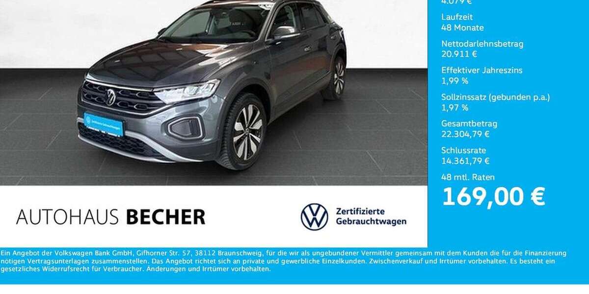 VW T-Roc 12.730 km 24.990 &euro; Wesel 46485