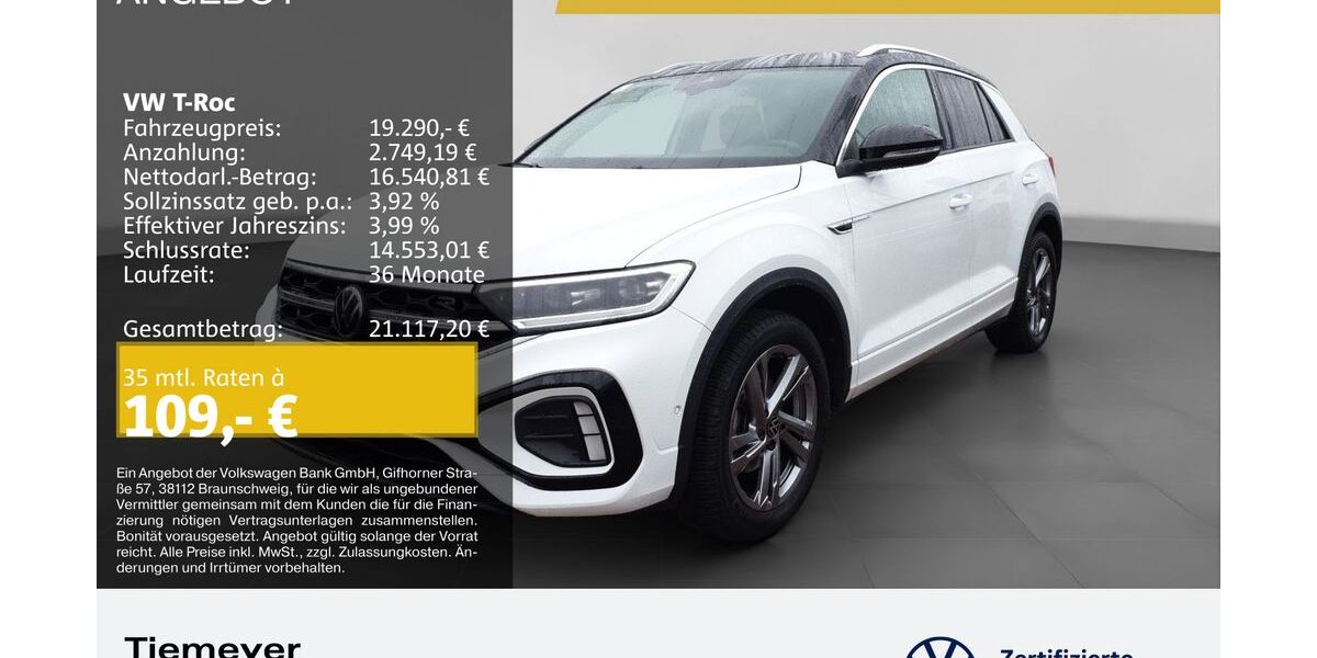 VW T-Roc 44.453 km 19.290 &euro; Bochum 44892