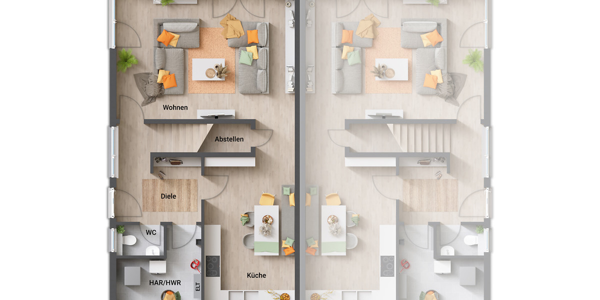 Doppelhaushälfte Marl Alt-Marl - 1 Zimmer, 136 m&sup2;, 464.990&euro; | Angebot:25728970