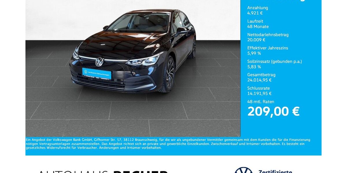 VW Golf 38.099 km 24.930 &euro; Wesel 46485