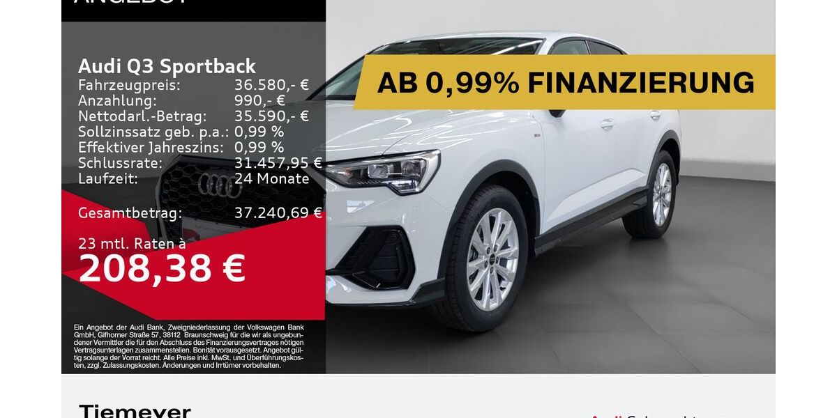 Audi Q3 6.830 km 35.880 &euro; Bochum 44809