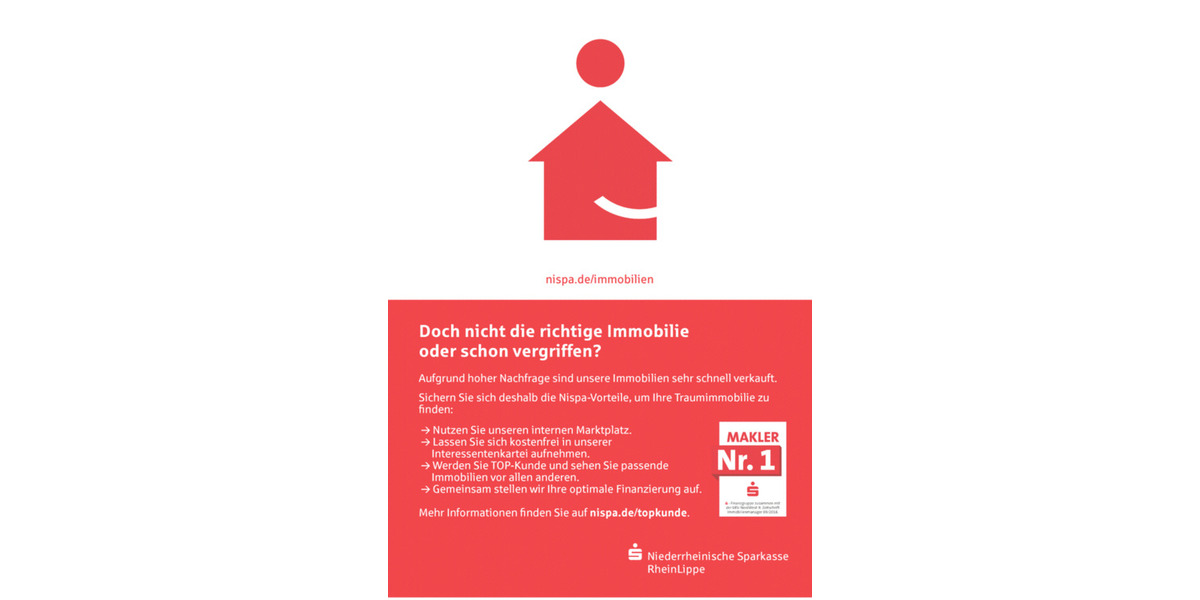 Etagenwohnung Voerde (Niederrhein) - 3 Zimmer, 89 m&sup2;, 750&euro; | Angebot:26620783