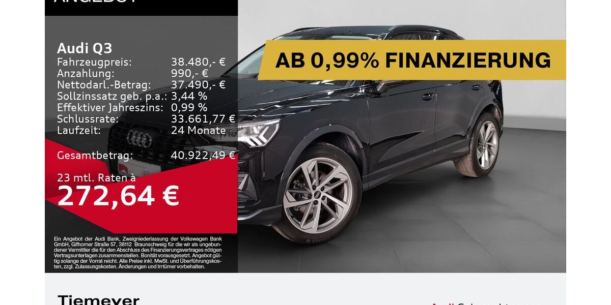 Audi Q3 8.485 km 38.480 &euro; Bochum 44809