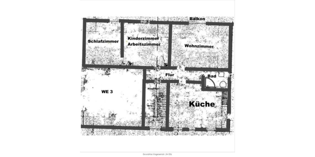 Etagenwohnung Oberhausen Rothebusch - 3 Zimmer, 93 m&sup2;, 720&euro; | Angebot:25349149