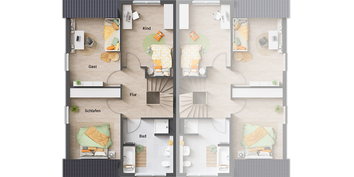 Doppelhaushälfte Marl Hamm - 4 Zimmer, 125 m&sup2;, 441.000&euro; | Angebot:25663387