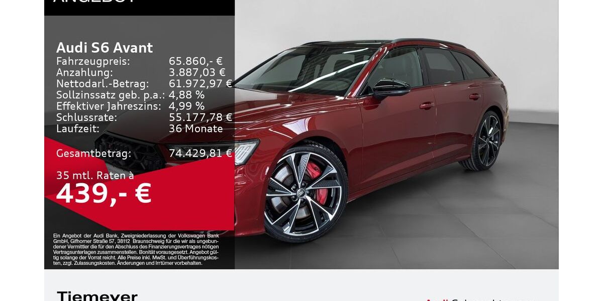 Audi S6 9.911 km 64.480 &euro; Bochum 44809