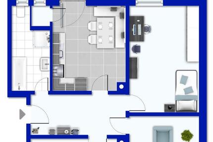 Wohnung Mülheim an der Ruhr Linksruhr - 3 Zimmer, 86 m&sup2;, 870&euro; | Angebot:26005600
