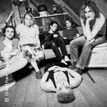 Flying Moon In Space