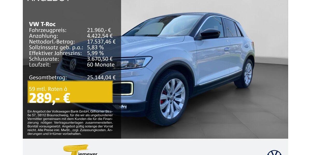 VW T-Roc 32.197 km 21.960 &euro; Bochum 44892