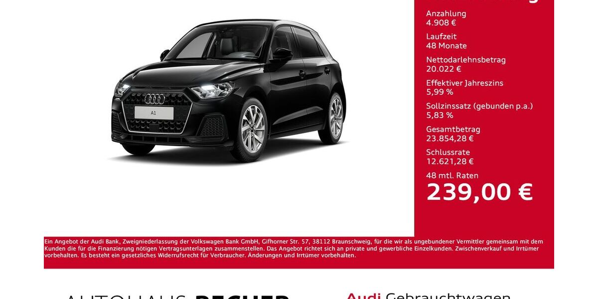 Audi A1 2.858 km 24.930 &euro; Wesel 46485