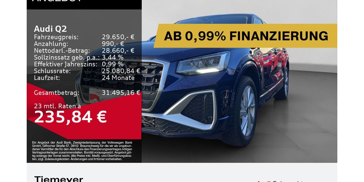 Audi Q2 23.647 km 29.650 &euro; Dorsten 46284