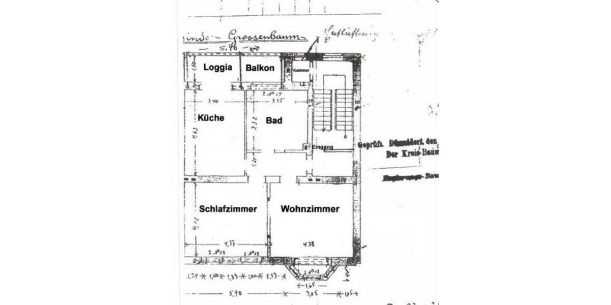 Etagenwohnung Duisburg Großenbaum - 2.5 Zimmer, 83 m&sup2;, 1.038&euro; | Angebot:26035718
