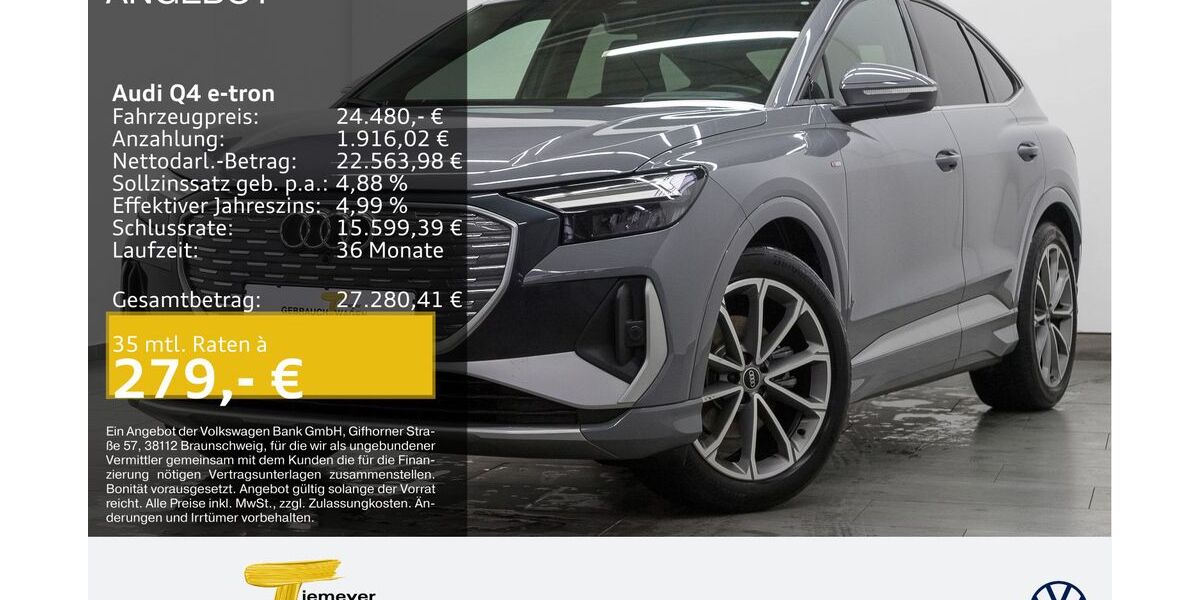 Audi Q4 e-tron 60.916 km 24.480 &euro; Duisburg 47059