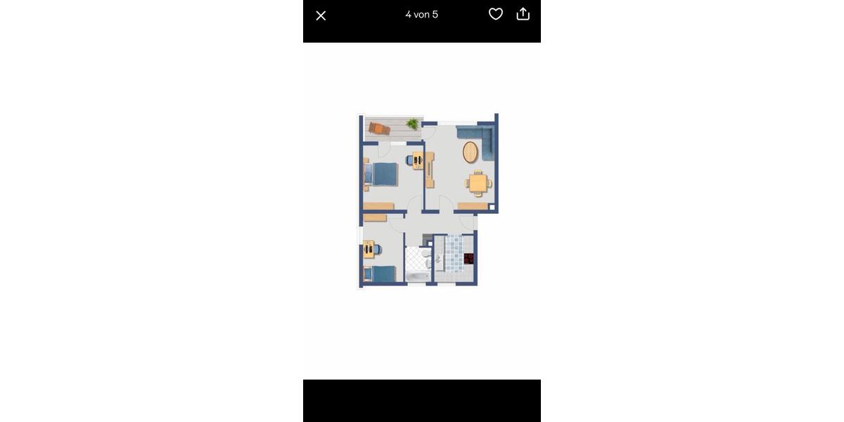 Erdgeschoßwohnung Bochum Eppendorf - 3.5 Zimmer, 66 m&sup2;, 148.000&euro; | Angebot:27287709