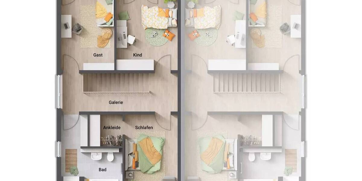 Doppelhaushälfte Recklinghausen Ost - 5 Zimmer, 136 m&sup2;, 298.890&euro; | Angebot:25674150