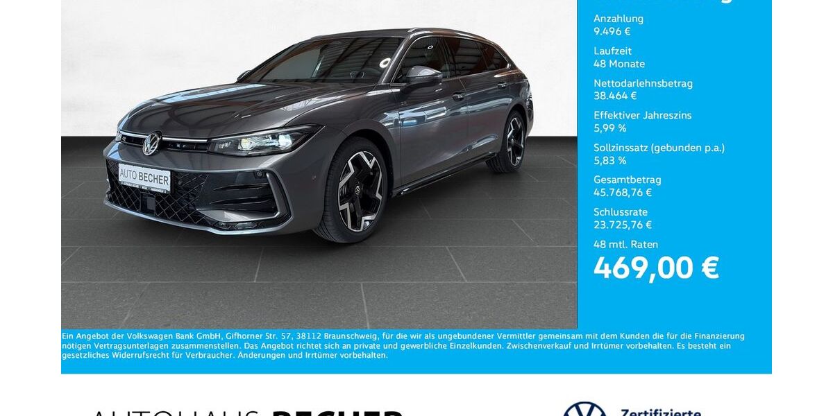 VW Passat Variant 14.000 km 44.990 &euro; Wesel 46485