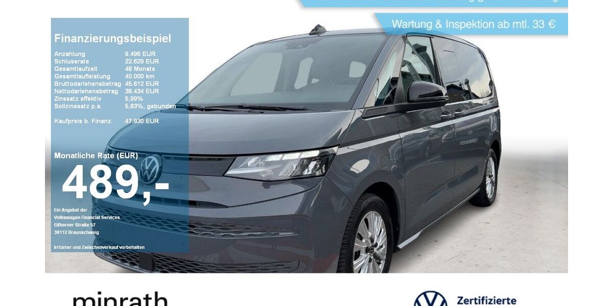 VW T7 Multivan 21.282 km 47.430 &euro; Moers 47441