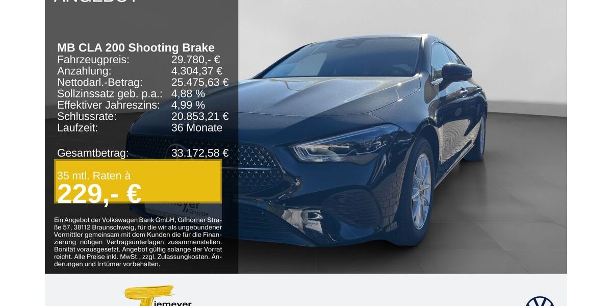 Mercedes-Benz CLA 200 Shooting Brake 18.481 km 29.780 &euro; Oberhausen 46047