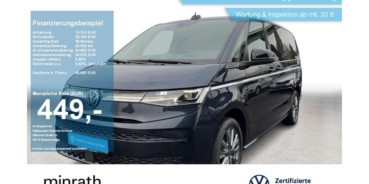 VW T7 Multivan 8.342 km 59.880 &euro; Moers 47441