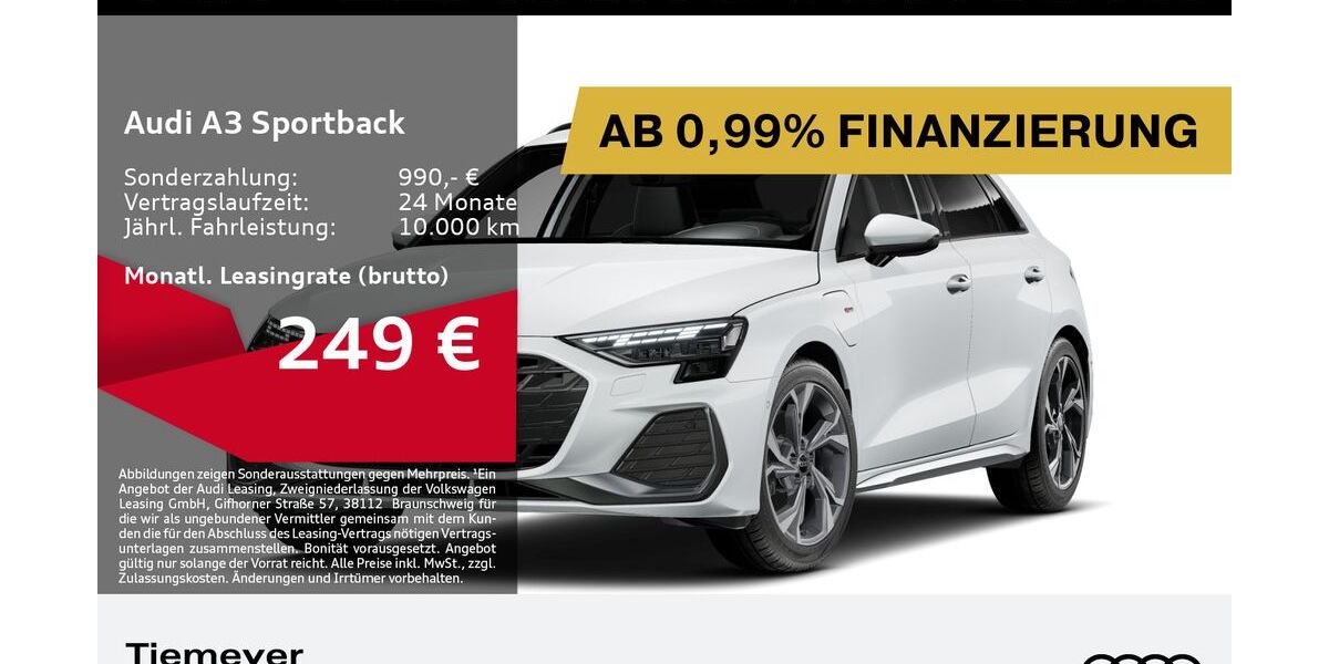 Audi A3 6.388 km 35.690 &euro; Dorsten 46284