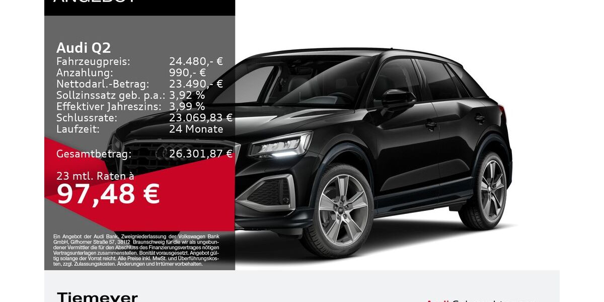 Audi Q2 13.649 km 24.180 &euro; Bochum 44809
