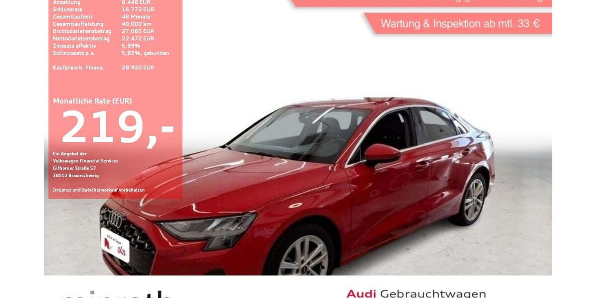 Audi A3 13.036 km 28.920 &euro; Moers-Hülsdonk 47441