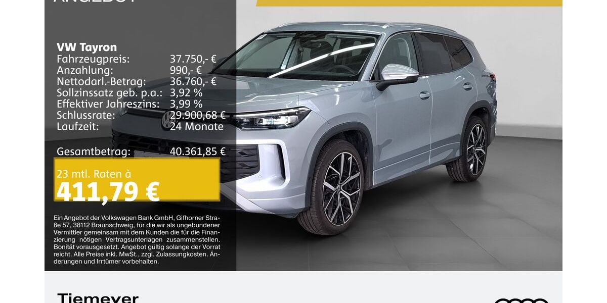 VW Tayron 13.624 km 35.870 &euro; Bochum 44809