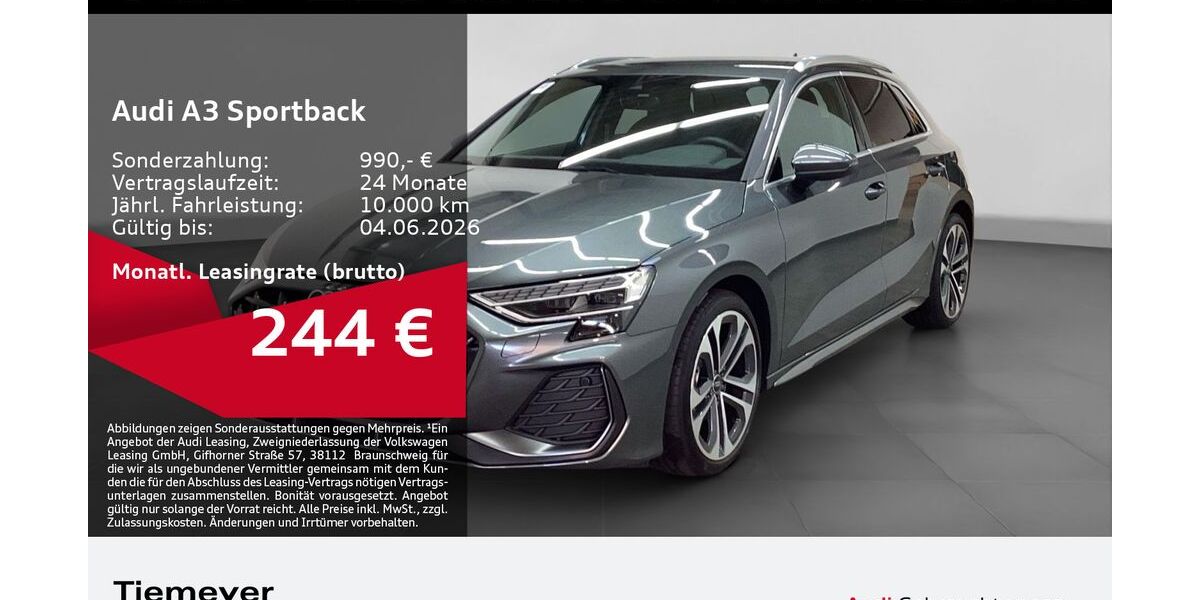 Audi A3 7.225 km 32.960 &euro; Bochum 44809