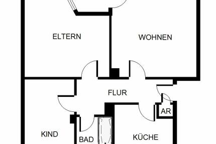Wohnung Gelsenkirchen Gelsenkirchen-Nord - 3.5 Zimmer, 64 m&sup2;, 439&euro; | Angebot:24754993