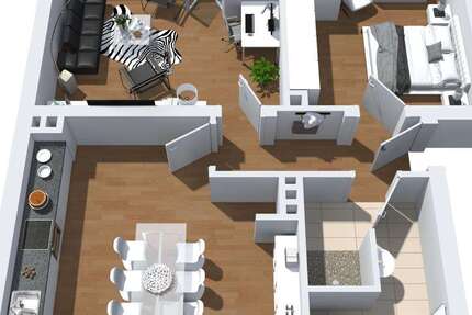 Wohnung Herne Börnig - 2 Zimmer, 60 m&sup2;, 479&euro; | Angebot:26098616