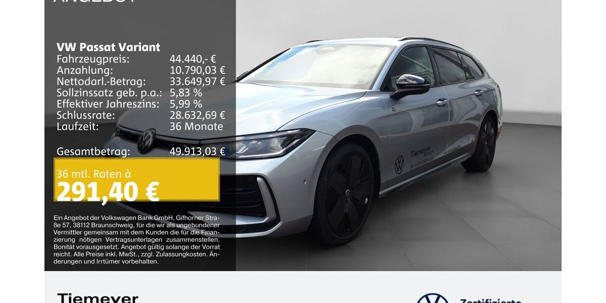 VW Passat Variant 2.998 km 44.440 &euro; Bochum 44892