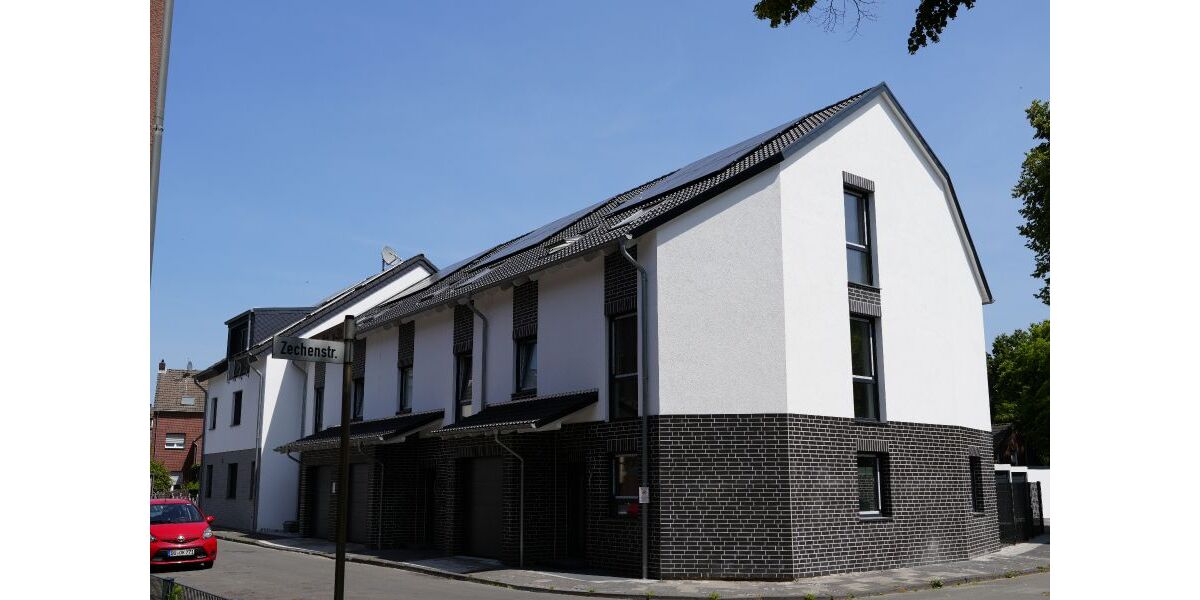 Provisionsfrei* Eckhaus EFH Endhaus mit PV 10,4 KW+Garage 140m zum Rheinufer Energiebedarf 22,4 kWhm2a - Reihenendhaus Duisburg Essenberg | Angebot:26163676