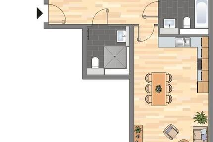 Wohnung Essen Südviertel - 4 Zimmer, 100 m&sup2;, 1.249&euro; | Angebot:26661763